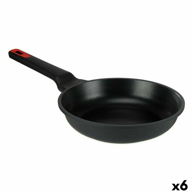 Padella Kinvara 77777 Nero Alluminio Bachelite Ø 24 cm (6 Unità)