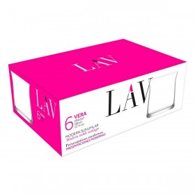 Set di Bicchieri LAV Vera 360 ml 6 Pezzi