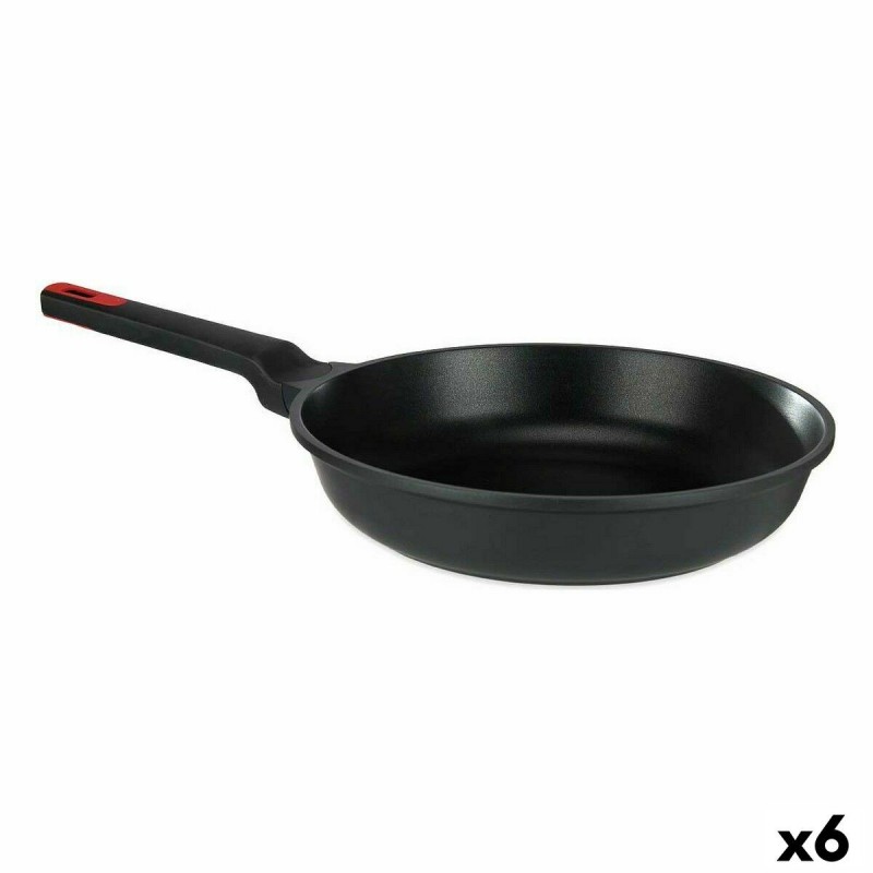 Padella Kinvara 77780 Nero Alluminio Bachelite Ø 30 cm (6 Unità)