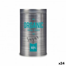 Portazucchero Kinvara Organic Grigio Latta 10,4 x 18,2 x 10,4 cm Zucchero (24 Unità)