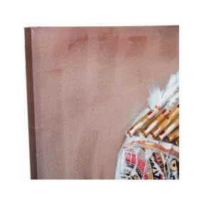 Quadro Alexandra House Living Life Tela Legno di abete 100 x 3 x 100 cm