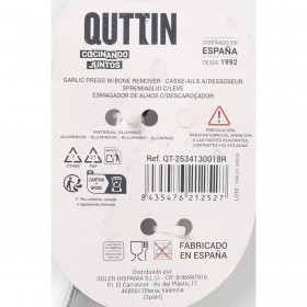 Schiaccia Aglio con Snocciolatore Quttin 46527 16 cm