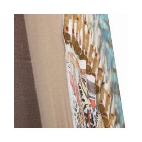 Quadro Alexandra House Living Life Tela Legno di abete 100 x 3 x 100 cm