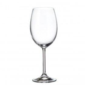 Set di calici da vino Bohemia Crystal Clara 450 ml 6 Pezzi (6 Unità)