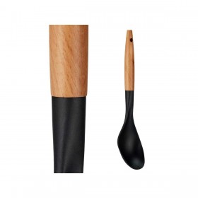 Mestolo Kinvara KT190072-4 PBT Nero Naturale Legno 7 x 33,5 x 3,5 cm (12 Unità)