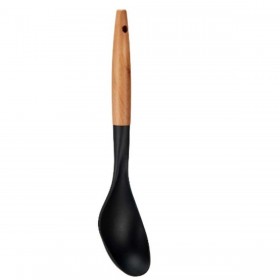 Mestolo Kinvara KT190072-4 PBT Nero Naturale Legno 7 x 33,5 x 3,5 cm (12 Unità)