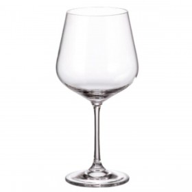 Set di calici da vino Bohemia Crystal Sira 600 ml 6 Pezzi (6 Unità)