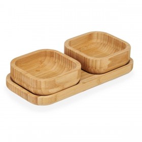 Set da Aperitivo Kinvara CN-KT225030 Marrone Bambù 23 x 4,5 x 11 cm (12 Unità)