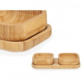 Set da Aperitivo Kinvara CN-KT225030 Marrone Bambù 23 x 4,5 x 11 cm (12 Unità)