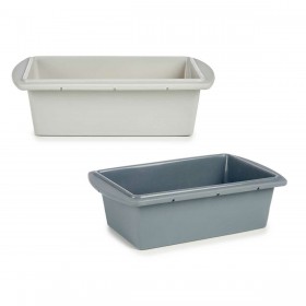 Stampo per Dolci Kinvara HH038 Grigio chiaro Grigio scuro Silicone 1,5 L 16 x 7 x 27,5 cm Torta (6 Unità)