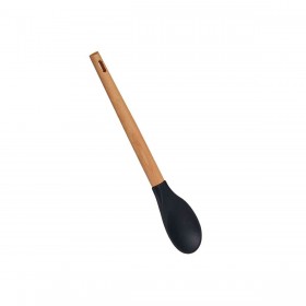 Mestolo Kinvara HW418870 Nero Silicone legno di faggio 6 x 1,8 x 30,5 cm (48 Unità)