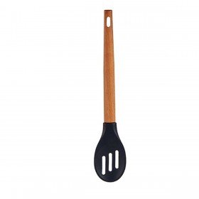 Mestolo Kinvara HW418869 Nero Silicone legno di faggio 6 x 1,8 x 30,5 cm (48 Unità)