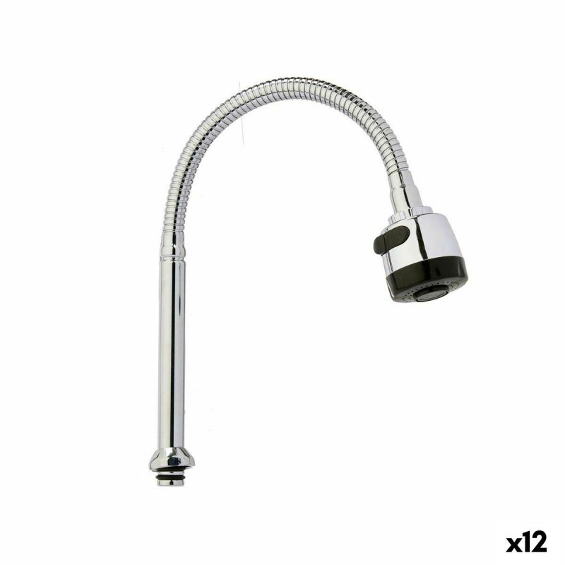 Kitchen Tap Kinvara 179 Nero Argentato Metallo Plastica Estensibile Multifunzionale (12 Unità)