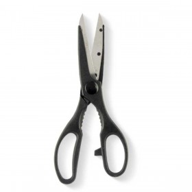 Forbicine Kinvara KN0194 Nero Argentato Acciaio inossidabile 7,5 x 21 x 1 cm (12 Unità)