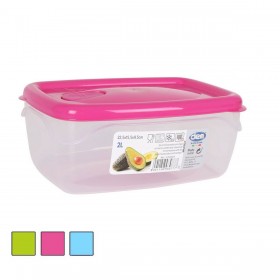 Porta pranzo Ermetico Dem Rettangolare 22,5 x 15,5 x 9,5 cm (12 Unità)