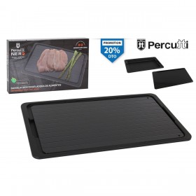 Piastra per Scongelamento Rapido di Alimenti Percutti   Nero 39 x 23 cm Funzione scongelamento (2 Unità)