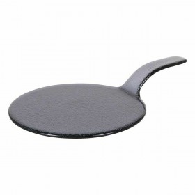 Vassoio per aperitivi Viejo Valle Nero Con maniglia Vetro Ø 23 x 37 cm (4 Unità)