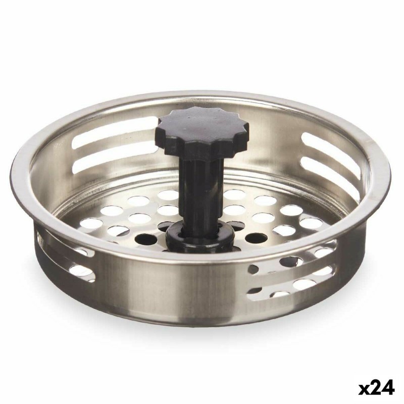 Filtro Lavandino Kinvara 1000B Nero Argentato Acciaio inossidabile Ø 8,5 cm (24 Unità)