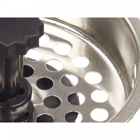 Filtro Lavandino Kinvara 1000B Nero Argentato Acciaio inossidabile Ø 8,5 cm (24 Unità)
