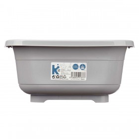 Bacinella Kinvara 03 1071 Grigio Plastica 11 L (12 Unità)