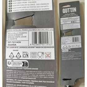 Coltello per il Pane Quttin QT-721143 8 Unità 20 cm 1,8 mm (20 cm)