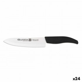 Coltello da chef Quttin   Ceramica Nero 15 cm 1,8 mm (24 Unità)