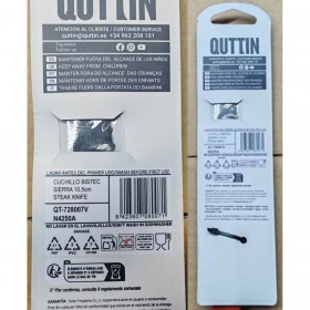 Coltello da Carne Quttin Packwood Legno (36 Unità)