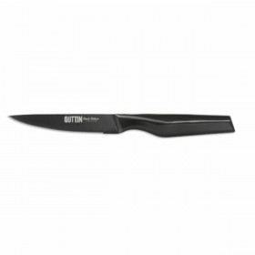Coltello da Bistecca Quttin Black edition 11 cm 1,8 mm (12 Unità)