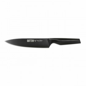 Coltello da chef Quttin Black Edition 20 cm (8 Unità)