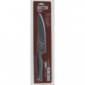 Coltello da chef Quttin Black Edition 20 cm (8 Unità)
