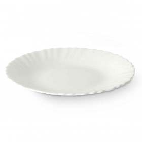 Piatto da Dolce Vivalto LXP-75 Bianco Vetro opalino 19 x 2 x 19 cm (24 Unità)