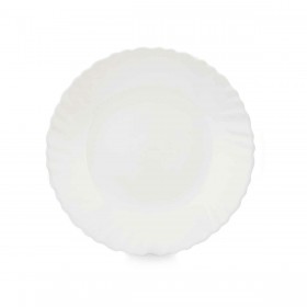 Piatto da Dolce Vivalto LXP-75 Bianco Vetro opalino 19 x 2 x 19 cm (24 Unità)