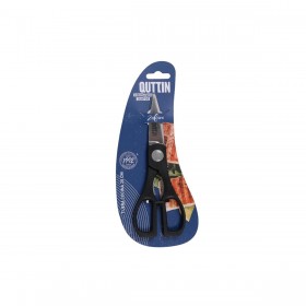 Forbici da Cucina Quttin Zafiro Nero 20 cm (24 Unità)