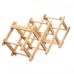 Portabottiglie Pieghevole Kinvara KT216003-1 Naturale 54 x 15 x 21,5 cm (6 Unità)