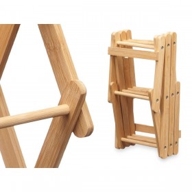 Portabottiglie Pieghevole Kinvara KT216003-1 Naturale 54 x 15 x 21,5 cm (6 Unità)