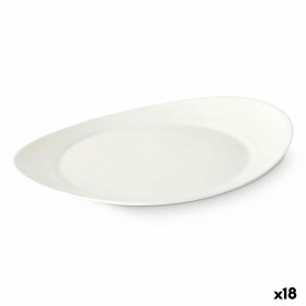 Piatto da pranzo Vivalto LYBP-120 Bianco Vetro opalino 30,5 x 3 x 26 cm (18 Unità)