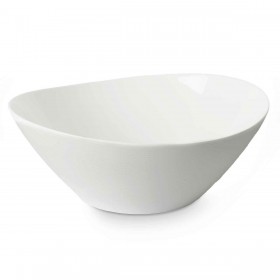 Ciotola Vivalto LYBW-100 Bianco Vetro opalino 25 x 10 x 23 cm (18 Unità)