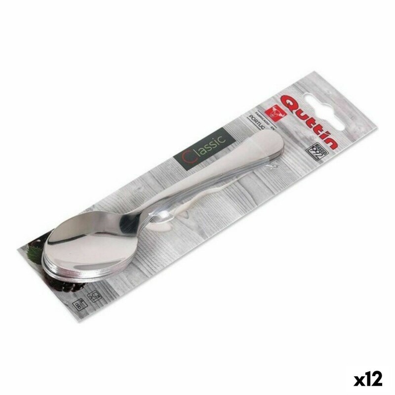 Set di cucchiai da dessert Quttin Classic 6 Pezzi (12 Unità)