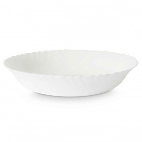 Insalatiera Vivalto LQW-110 Bianco Vetro opalino 27,5 x 5,5 x 27,5 cm (18 Unità)
