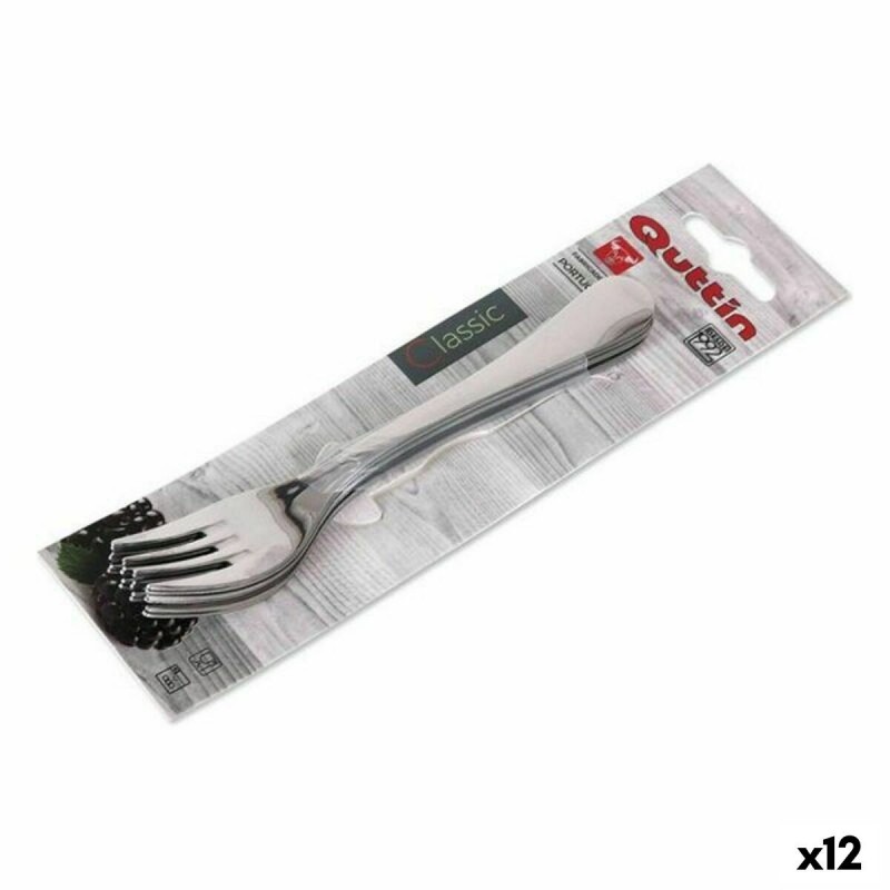 Set di Forchette Quttin Classic Dolce 6 Pezzi (12 Unità)