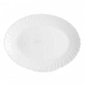 Teglia da Cucina Vivalto LXYP-135 Bianco Vetro opalino 34 x 2,5 x 25 cm (18 Unità)