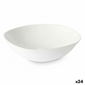 Ciotola Vivalto LFW-90 Bianco Vetro opalino Quadrato 21,5 x 7 x 21,5 cm (24 Unità)