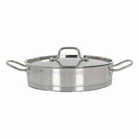 Casseruola con coperchio in vetro Quttin 6 L Ø 32,8 cm (2 Unità)