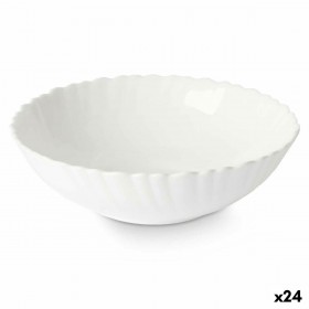 Ciotola Vivalto LSLW-70 Bianco Vetro opalino 17,5 x 5,5 x 17,5 cm (24 Unità)