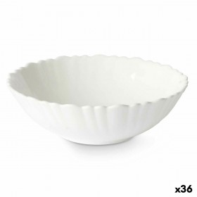 Ciotola Vivalto LSLW-60 Bianco Vetro opalino 15,5 x 5 x 15,5 cm (36 Unità)