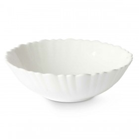 Ciotola Vivalto LSLW-60 Bianco Vetro opalino 15,5 x 5 x 15,5 cm (36 Unità)
