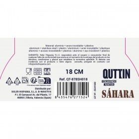 Padella Quttin Sahara Alluminio Forgiato Marrone 37 x 19 x 5,5 cm (6 Unità)