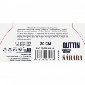 Padella Quttin Sahara Alluminio Forgiato Marrone 38 x 21 x 5,5 cm (6 Unità)