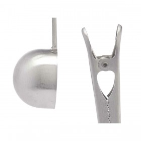 Cucchiaio da Caffè Kinvara W4034 Acciaio inossidabile 17,5 x 17,5 x 2,5 cm Pinza (24 Unità)