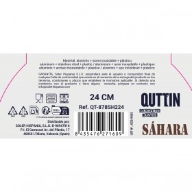 Padella Quttin Sahara Alluminio Forgiato Marrone 44 x 25 x 8 cm (6 Unità)